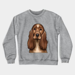 Cocker Spaniel Dog Portrait Crewneck Sweatshirt